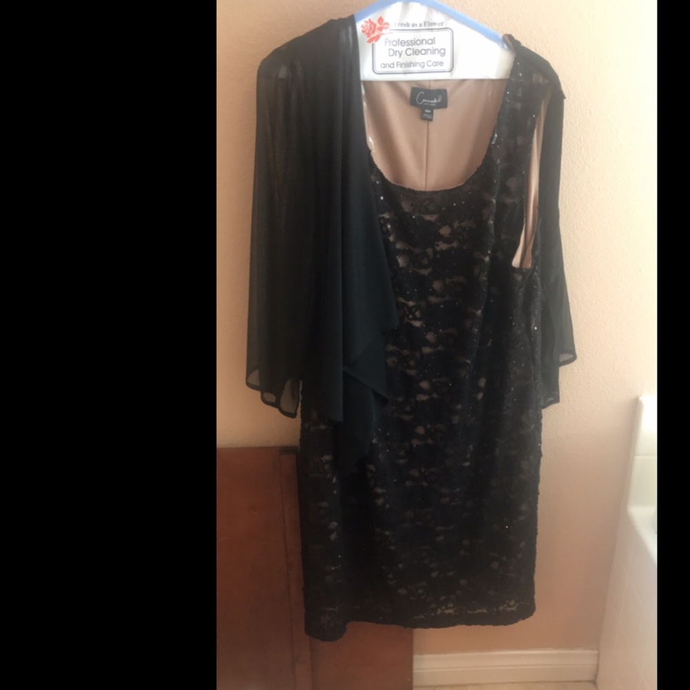 Black Lace Cocktail Dress